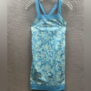 Lilly Pulitzer Girls Blue Dragonfly Astor sundress criss cross straps SZ 14 NEW
